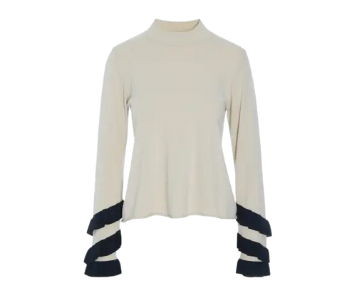 Bitte Kai Rand - Sanae Blouse Off-white/Black - UNNA S