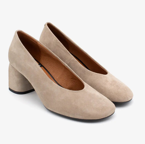 Ángel Alarcon - Tessa Suede Leather Pump Beige - UNNA S