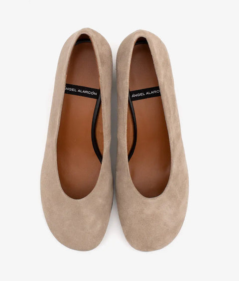 Ángel Alarcon - Tessa Suede Leather Pump Beige - UNNA S