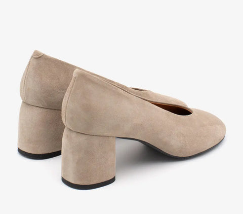 Ángel Alarcon - Tessa Suede Leather Pump Beige - UNNA S