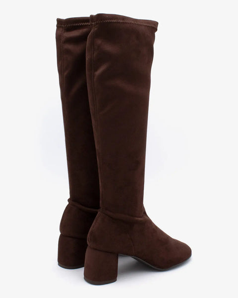 Ángel Alarcon - Maribel Stretch Boot Brown - UNNA S
