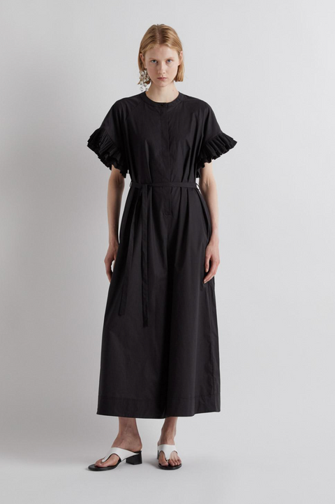MeiMeij - Chiara Cotton Pantsuit Black UnnaS