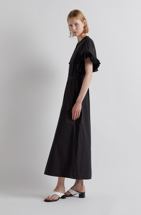 MeiMeij - Chiara Cotton Pantsuit Black UnnaS