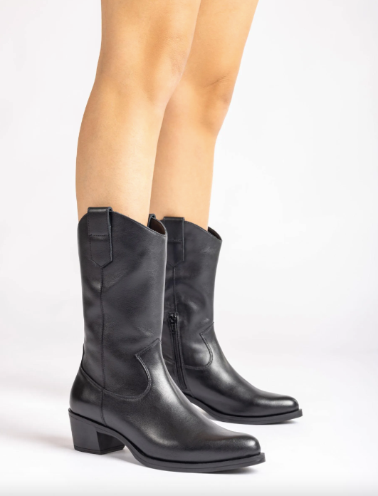 Unisa - Amy Western Boot Black