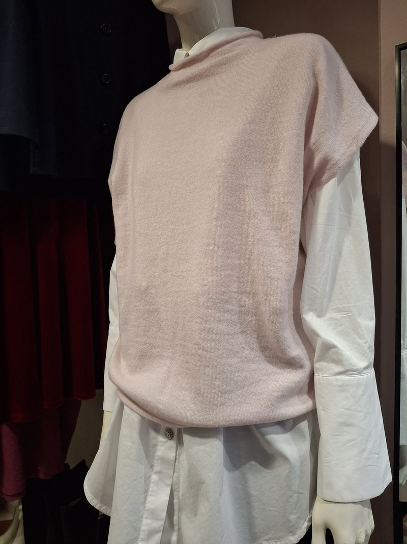 LaSalle - Short Sleeve Sweater Blush