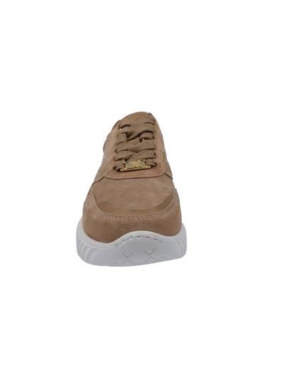 Unisa - Sneaker Beige/white Suede