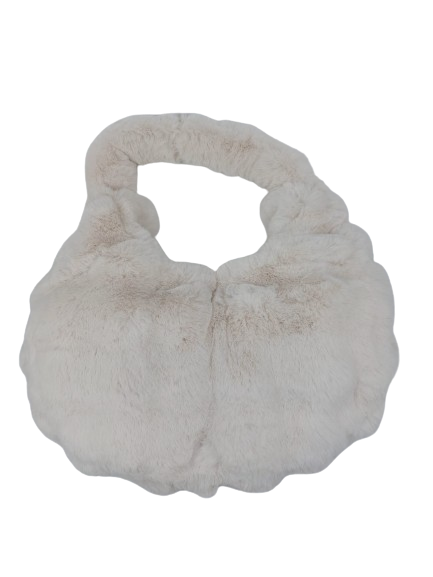 Unisa - Fur Bag White