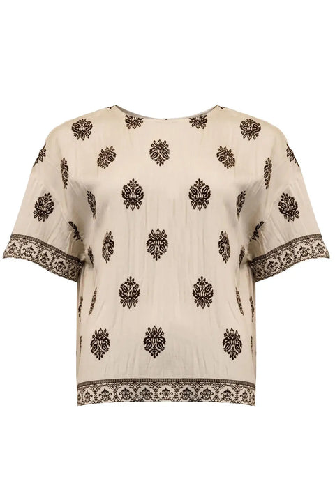 Costamani - Zinnia Beauty Blouse Black/White UNNA S