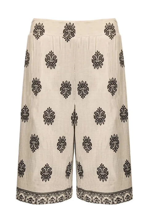 Costamani - Zinnia Shorts Black/Beige UNNA S