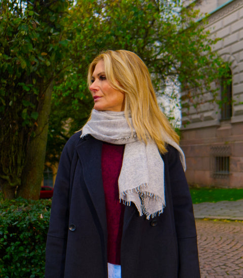 LaSalle - Cashmere Scarf Light Gray