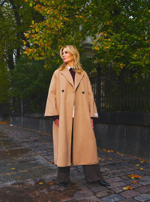 Skills Milano - Angela Wool Blend Coat Sand