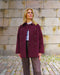 Yerse - Short Wool Coat Burgundy