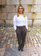 Skills Milano - Creased Trousers Brown