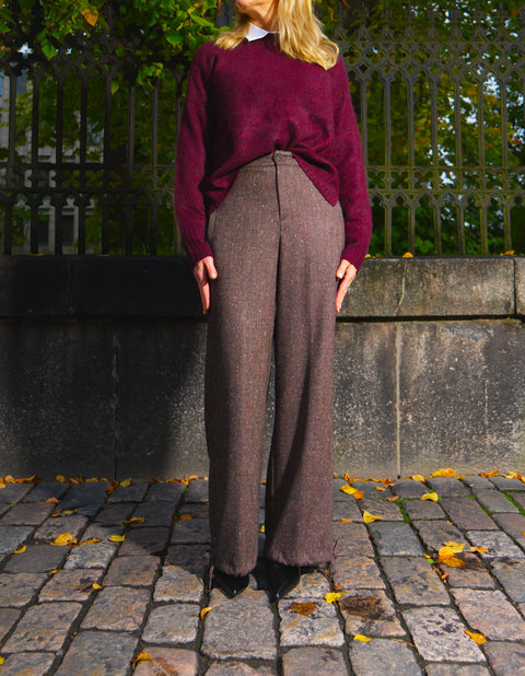 Skills Milano – Drawstring Trousers Brown