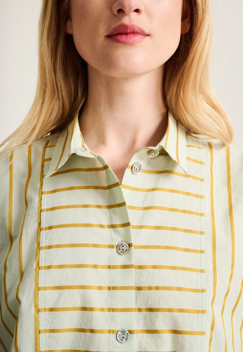 Bitte Kai Rand - Striped Shirt Mint/Gold
