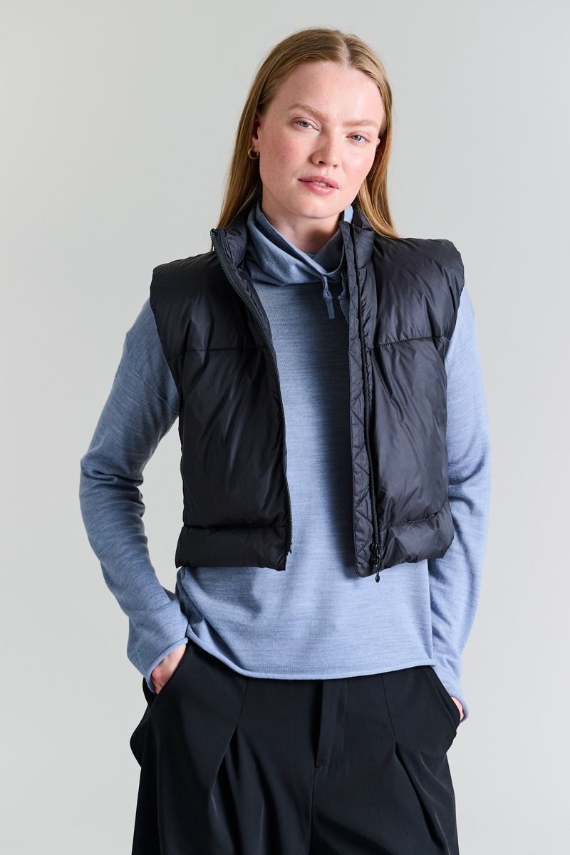 Bitte Kai Rand - Feather Down Vest Short Black