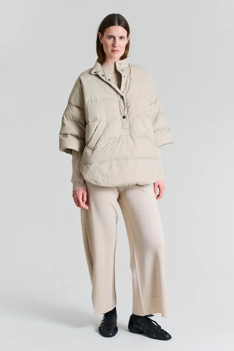 Bitte Kai Rand - Feather Down Anorak Stone - UNNA S