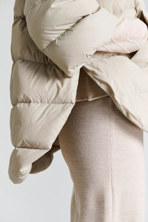 Bitte Kai Rand - Feather Down Anorak Stone - UNNA S