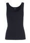 Bitte Kai Rand - Rib Tank Top Black - UNNA S