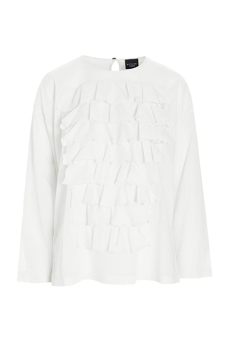 Bitte Kai Rand – Frill Panel Blouse White