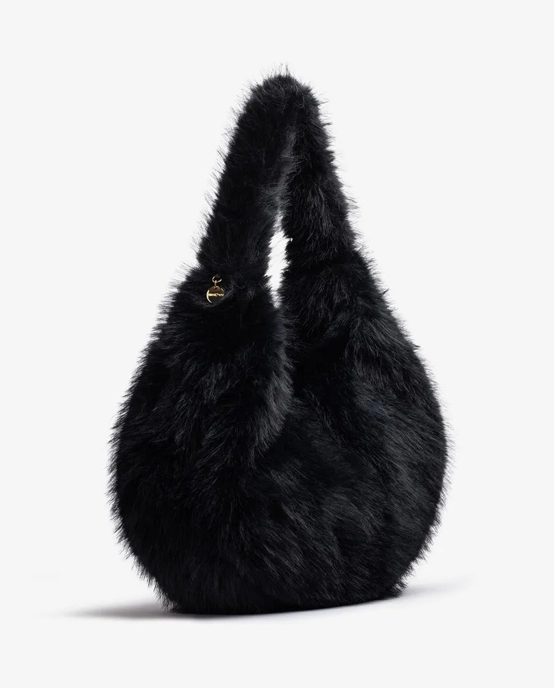 Unisa - Fur Bag Black