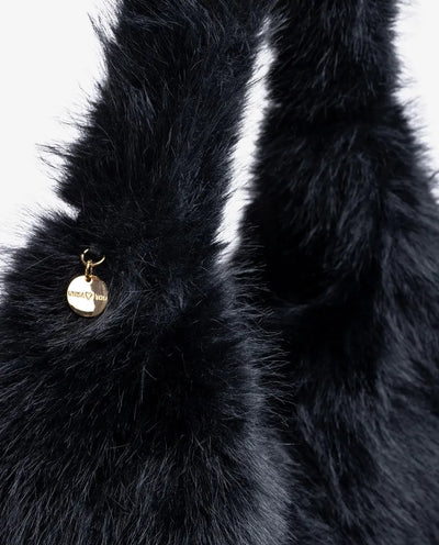 Unisa - Fur Bag Black