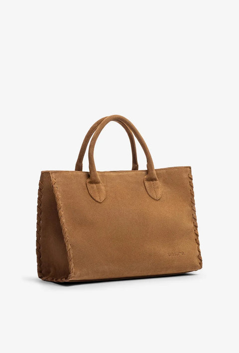 Unisa - Thais Split Leather Bag Taupe
