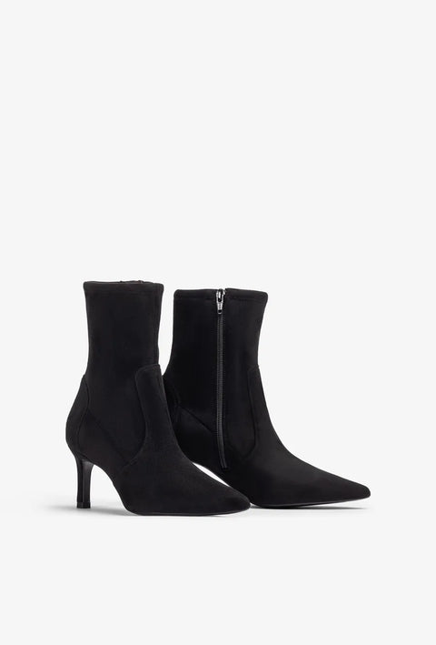 Unisa - Caterina Stretch Fabric Ankle Boot Black