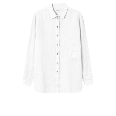 By Basics - Linen Shirt White
