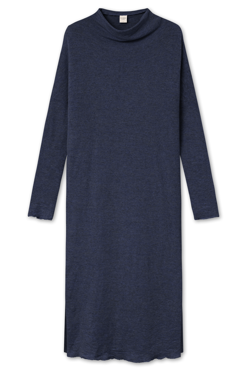 By Basics - Merino Wool Dress Midnight Blue