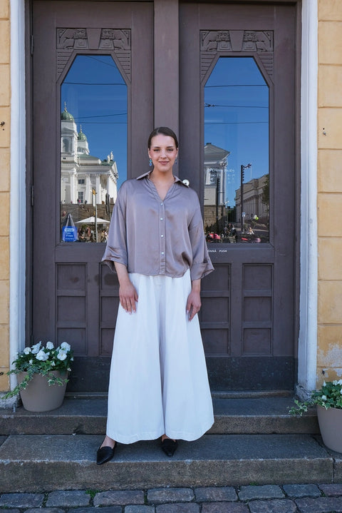 JNJ Couture - Sarella Blouse Brown UnnaS