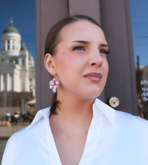 Linda Toye Jewellery - Sabina Earring Pink UnnaS