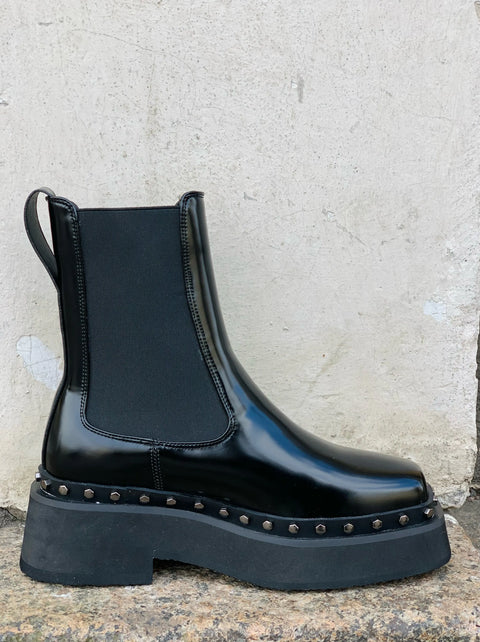 Noa Harmon - Sara Platform Ankle Boot Black - UNNA S
