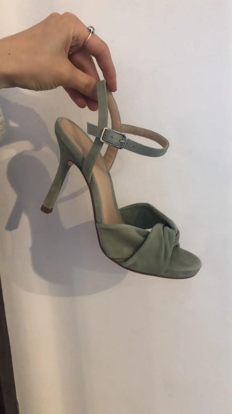 Unisa - Holm Heeled Sandal Sage - UNNA S