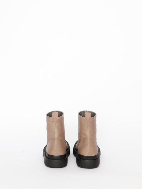 Lofina - Curl Boot With Front Zipper Malto