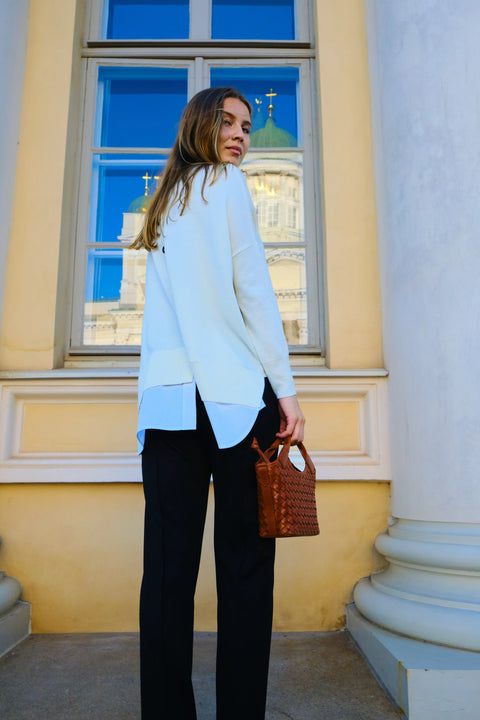 MeiMeij - Aylin Layered Cardigan Off-white