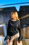MeiMeij - Vega Ruffle Cuff Long Sleeve Black