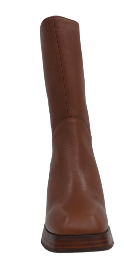 Ángel  Alarcón - Sadie Heeled Boot Brown