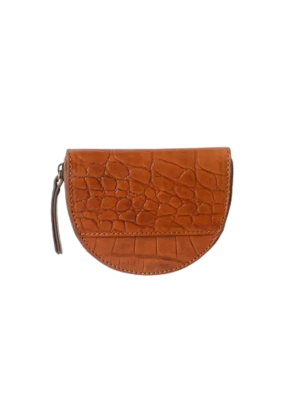 O My Bag - Laura Purse Cognac Croco - UNNA S