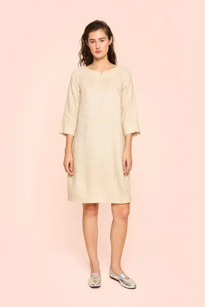 Bitte Kai Rand - Airy Linen Dress Beige  UNNA S