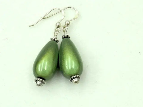 Linda Toye - Aurora Earring Green UNNA S