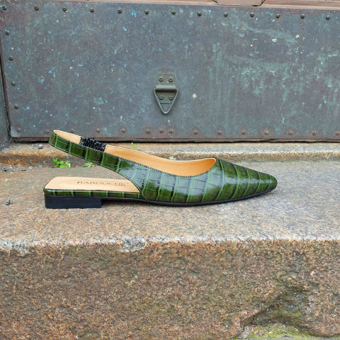 Babouche Lifestyle – Nelly Slingback Green UnnaS