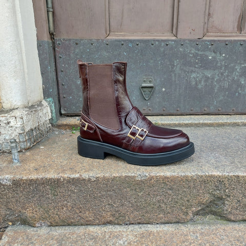 Babouche Lifestyle - Odelia Ankle Boot Dark Brown