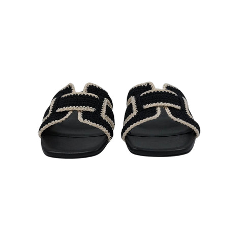 Bibi Lou - Sara Black and White Sandal - UNNA S