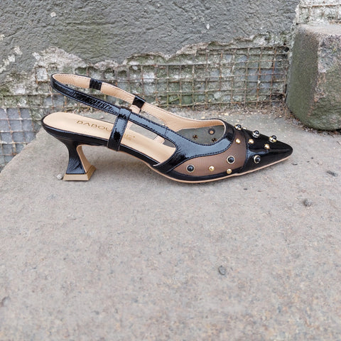 Babouche Lifestyle – Simone Heel Black UnnaS