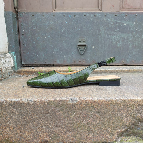 Babouche Lifestyle – Nelly Slingback Green UnnaS