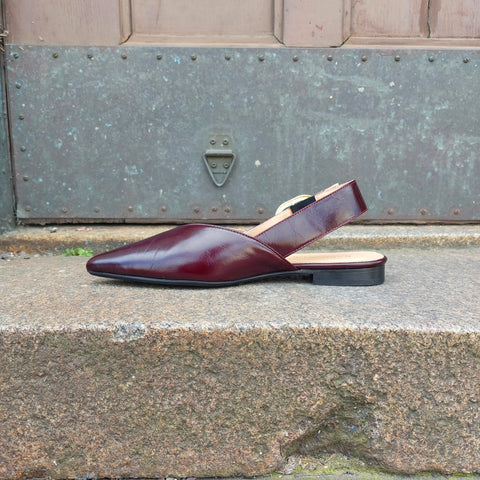 Babouche Lifestyle – Sabrina Slingback Dark Burgundy UnnaS