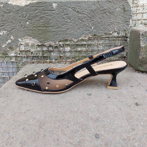 Babouche Lifestyle – Simone Heel Black UnnaS