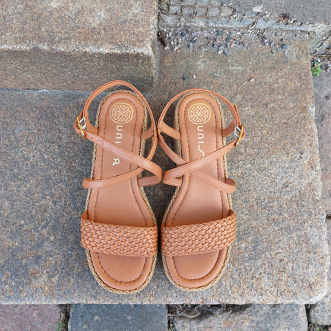 Unisa - Itzel Platform Sandal Cognac