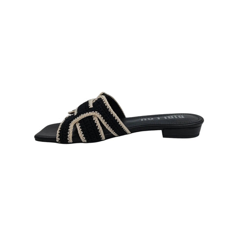 Bibi Lou - Sara Black and White Sandal - UNNA S